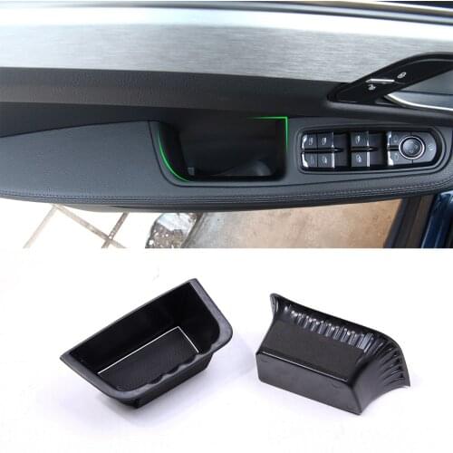 For Porsche Macan 2014-2020 Front Inner Door Armrest Storage Box Container Holder Car Accessories