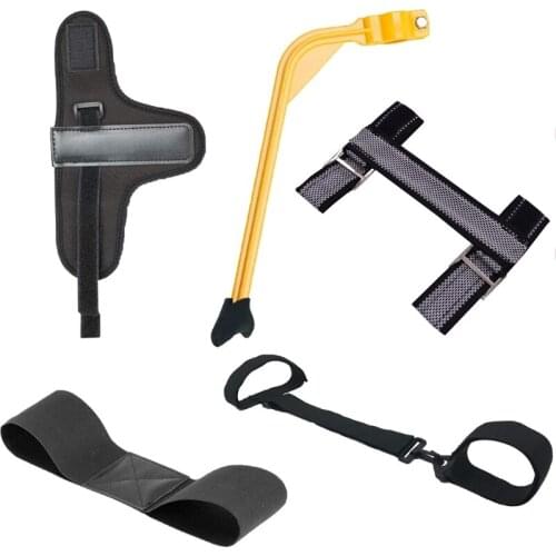 Golf Swing Training Aids Combo - Arm Band, Elbow Correction, Wrist Hinge Trainer, Wrist Brace Band, Leg Rod Corrector