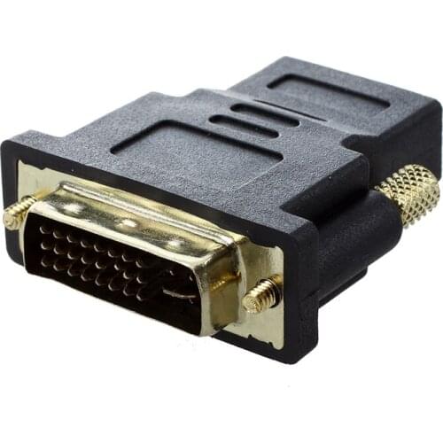 GTBL Gold Plated Hdmi Female To Dvi-I Dvi 24+5 Male Video Adaptor Converter