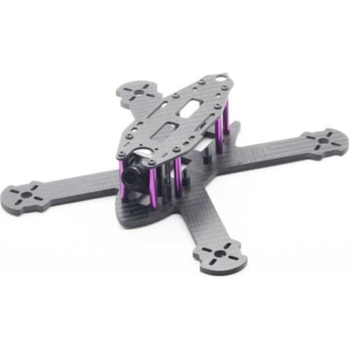 HSKRC TWE210 210mm Wheelbase 4mm Arm 3K Carbon Fiber X Type FPV Racing Frame Kit for RC Drone FPV Racing Kit