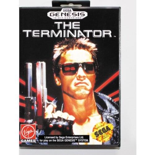 Terminator 16bit MD Game Card For Sega Mega Drive/ Genesis with Retail Box