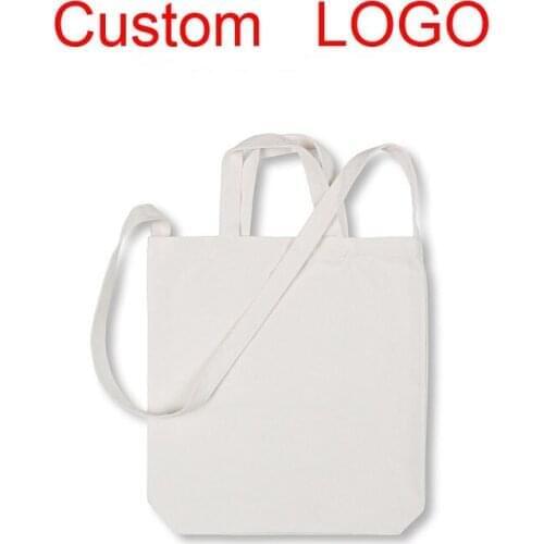 Custom bag print logo women bag for 2019 purses and handbags tote bag shoulder bag travel bag shopping bag schoolbag canvas bag