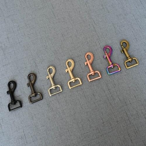 100 Pcs/Lot 25mm Metal Clasps Lobster Dog Collar Keychain Trigger Clips Snap Hook Leather Belt Bag Buckles DIY Accessories