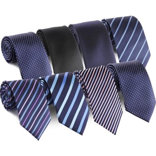 Men 's Korean plaid striped dot business groom man adult neck tie 8cm nano waterproof