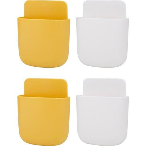 1PC Wall Charger Holder Mobile Phone Hanging Stand Mount Bracket Multifunctional Hanger Shelf Home Storage Organization Tools