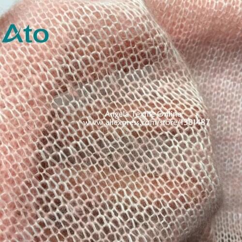 New Knitted Fabrics, 5 colors for choose soft and stretchy scarf sweater Slub Plaid Fabrics, width 170 cm