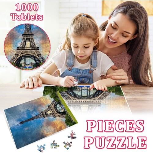Puzzle 1000 Large Adult And Childrens Puzzles Game Leisure Time At Home Parent-child Interactive Education Toys Kids Gifts