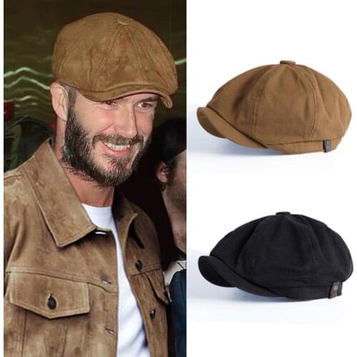 Hat Male British Spring And Summer Wild Retro Newsboy Octagonal Cap Female Korean Version Of The Spring Tide Cap Painter Beret