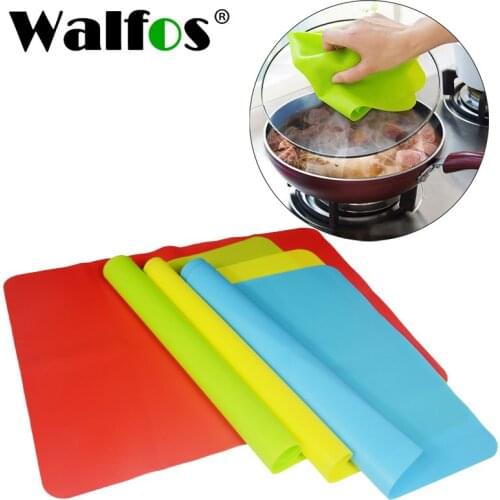 WALFOS Large Big Size 1PC 60x40cm Silicone Baking Mat Liner Placemat Oven Mat Heat Insulation Pad Bakeware Table Mat