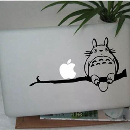 Totoro on Branch for Apple Macbook 13 Inch &11 Inch Vinyl Decal Laptop Sticker , Japanese Cartoon Anime Stickers