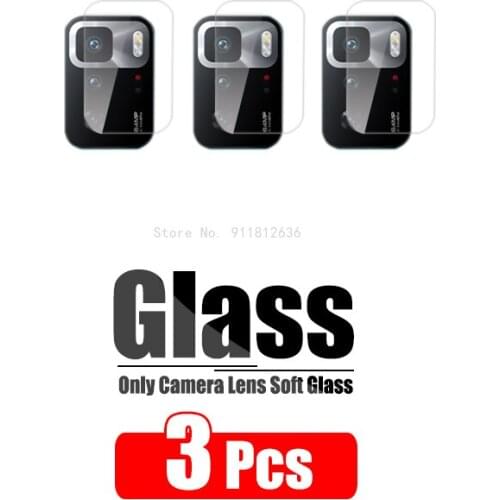 3 Pcs Camera Protective Glass For Xiaomi Poco X3 Pro NFC F3 GT Camera Lens Protector Glass For Xiaomi Poco M3 PocoX3 PocoM3 Film