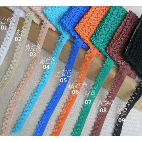 1.1cm 30Meters Smal Lace Trim / Underwear Elastic Stretch Lace Trimmings/ Diy Sewing Garment Trims Free Ship