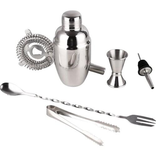 13pcs Shaker Cocktail Set Bar Bartender Kit Drink Tools Steel Mix Maker 550 Ml
