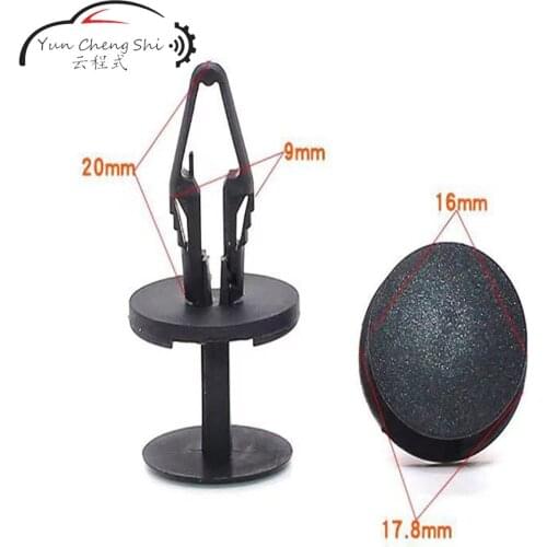 50pcs/lot Black CAR FENDERS SCREW For Ford Universal