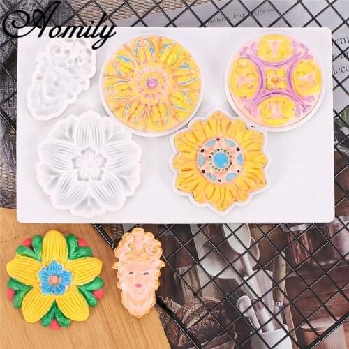 Aomily Sunflower Silicone Molds Chocolate Mousse Jelly Candy Bakeware Cake Mold DIY Pastry Ice Block Soap Mould Fondant Tools