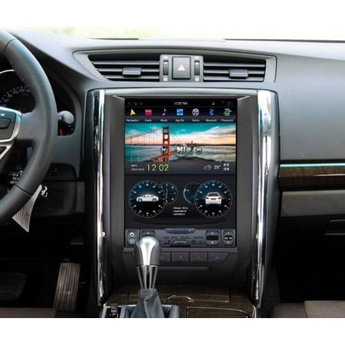 PX6 Tesla Style Android 9.0 screen Car multimedia Player For Toyota Reiz X 2010-2013 car gps Audio radio tape recorder head unit