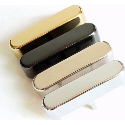 Free Shipping 3pcs/pack tele neck guitar pickup covers brass material in chrome nickel black and gold colors