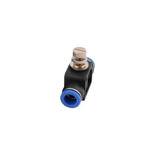 Tube Speed Control Quick Connector Pneumatic Push In Fitting 12mm to 12mm