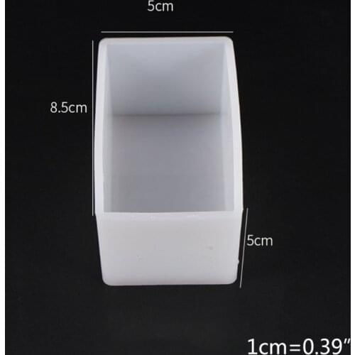 Cuboid Silicone Mold Soap Resin Epoxy Cake Mould Pendant Casting DIY Making Tool H37C