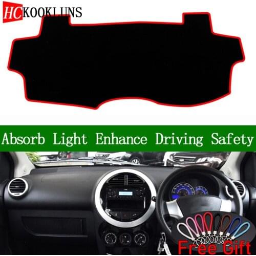 For GEELY LC2 GC2 2009 2010 2011 2012 2013 2014-2016 Right Hand Drive Dashboard Cover Car Stickers Dash Mat Interior Accessories
