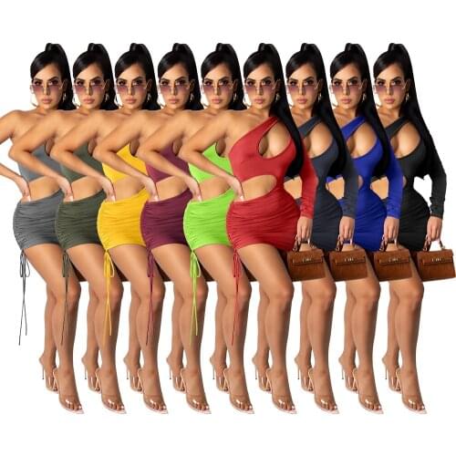 European and American Spring and Summer Skirt Suit Foreign Trade Short Dress