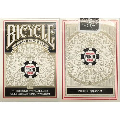 Bicycle WSOP CHINA Playing Cards USPCC Paper Deck Poker Size Magic Card Games Magic Tricks Magic Props for Magician