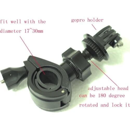 Gopro mount adapter Motorcycle Bike Handlebar Mount Holder for Camera Camcorder