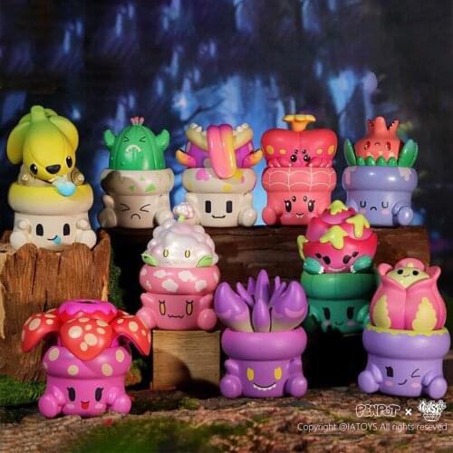 Hugging Monster Blind Box Toys Succulents Guess Bag Caja Ciega Blind Bag Toy Anime Figures Desktop Model Girl Birthday Gift