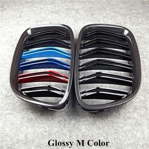 Front Bumper Grille For F20 F22 E46 E90 E92 F30 F34 F32 G30 E39 E60 F10 E84 F48 X3 X4 X5 X6 F06 F12 F01 F07 Carbon Car Grille