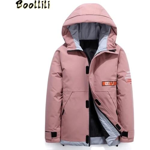 Mens Winter Down Jacket Coat Thick Warm 80% Duck Down Fashion Winter Jacket Coat for Men Outwear Puffy Jacket Doudoune Homme