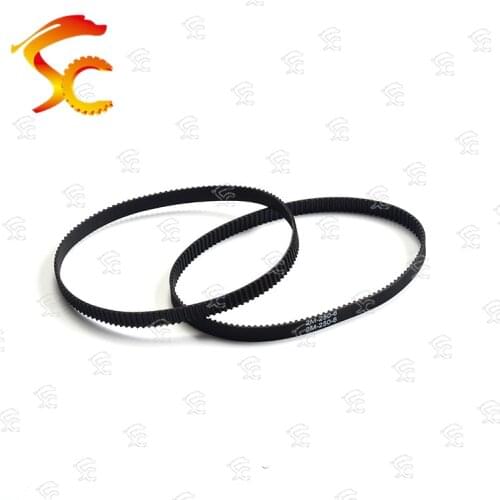 10pcs GT2 timing belt Perimeter 220 256 width 6mm 10mm Teeth 110T 128T loop 2GT synchronous belt
