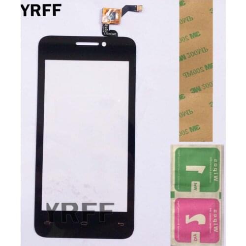 Touch Screen Panel For Fly Stratus 6 FS407 Touch Screen Digitizer Front Glass Panel Sensor Repair For Fly FS407 Mobile 3M Glue