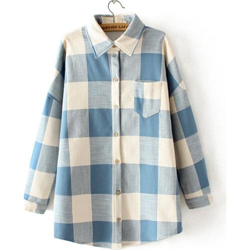 Sherhure Women's Plaid Shirts