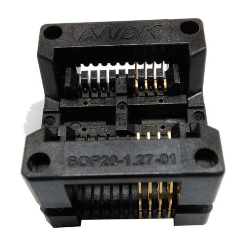 SOP8 SOIC8 SO8 IC Burn in test Socket Pitch 1.27mm IC Body Width 5.4mm 209mil Adapter Socket Connector SPI I2C analog air sensor