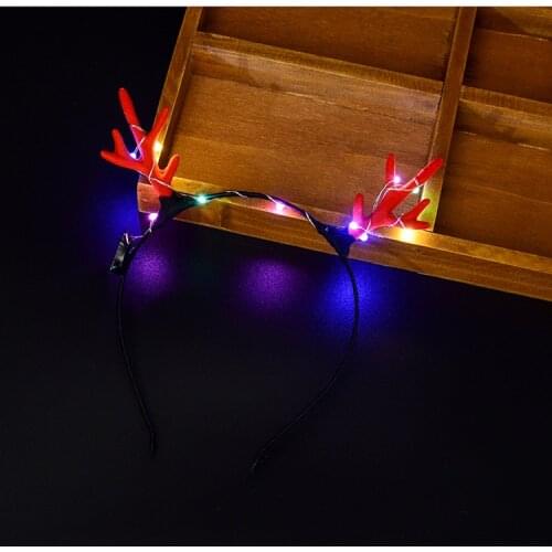 Luminous LED Flash Antlers Money Ear Hairwear Headwear For Adult Girls Women Children Gifts Toys Costume Party Props Concert