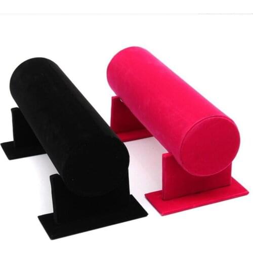 Bright Color Hair Band Display Rack 50x11cm Grey Red Headwear display stand T Bar