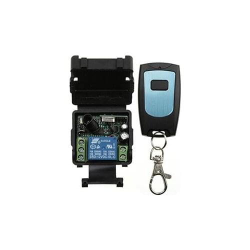Xuanlongyuan DC12V 24V 1CH Remote Control Light Switch Relay Output Radio Receiver Module and Waterproof Transmitte Garage Doors