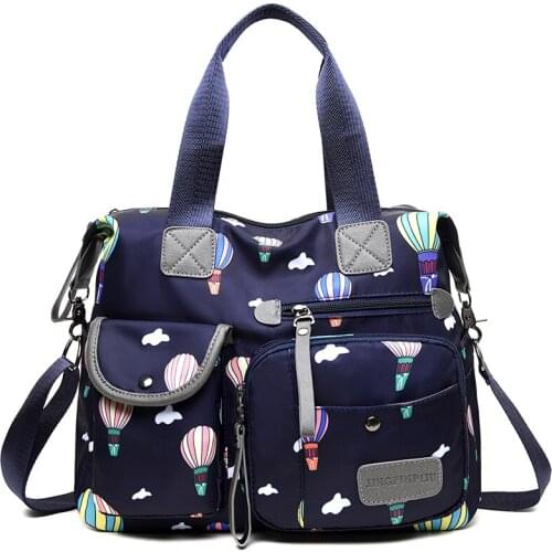 Female Messenger Bag Multifunction Oxford Cloth Handbag 2021 New Graffiti Women Bags Designer Shoulder Crossbody Bag for Women
