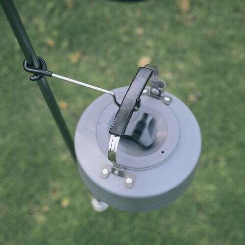 1pcs Aluminum Alloy Outdoor Portable Tent Pole Post Lamp Holder Hook Camping Equipment Hunting Fishing Lantern Hanger Tool NEW