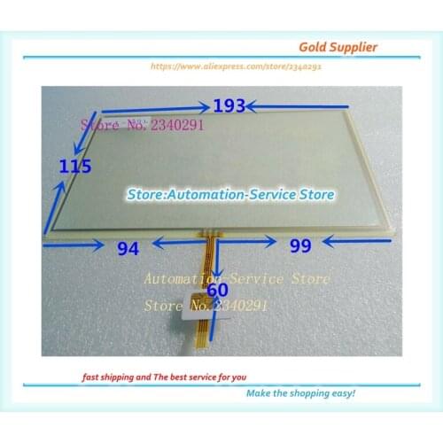 8 Inch Touch Screen DVD Navigation Telephone Control Learning Machine Screen 193*115 New