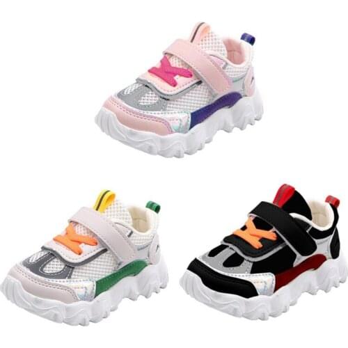 Children Sport Shoes Spring Summer AutumnBreathable Kids Boys Net Shoes Girls Anti-Slippery Sneakers Baby Toddler Shoes