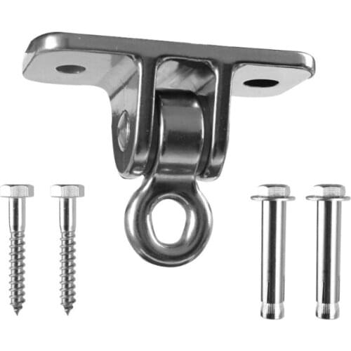 Wearproof Stainless Steel Swing Hook for Hammock Chair Fixed Buckle Screw Kit Outdoor Swing Hardware Tool A5KD