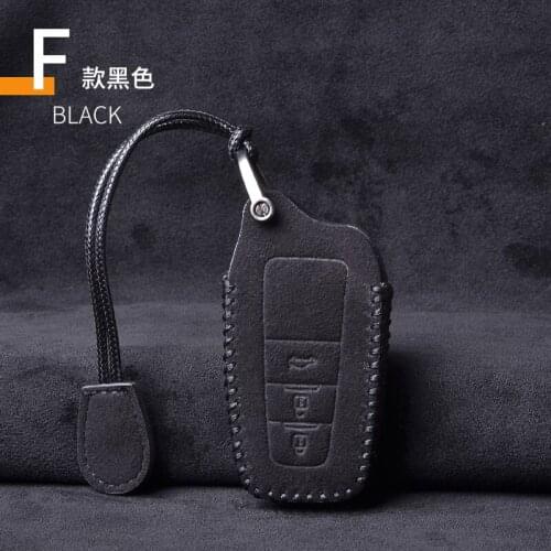 Leather Car Smart Key Cover Protective Case Holder For Toyota Camry CHR Prius Corolla RAV4 Prado 2017 2018 Accessories