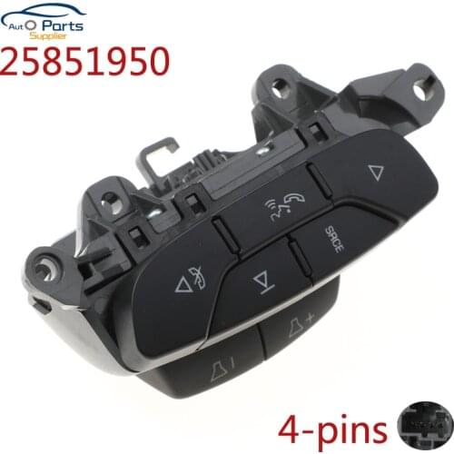 25851950 For 2007-2011 GMC Chevrolet Cruise switch multifunction steering wheel switch the volume button switch Bluetooth