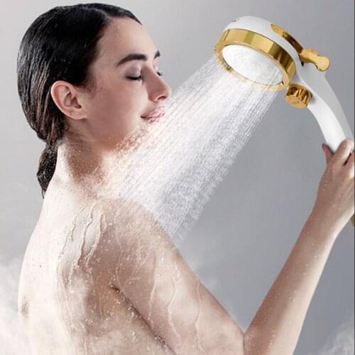 Shower Head High Pressure Rainfall With Hose And Holder Set Multifunction Flush Shower Bathroom Accessories
