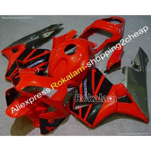 For Honda CBR600RR F5 2003 2004 CBR 600RR 03 04 Red White Sportbike Motorcycle Body Kit Fairings (Injection Molding)