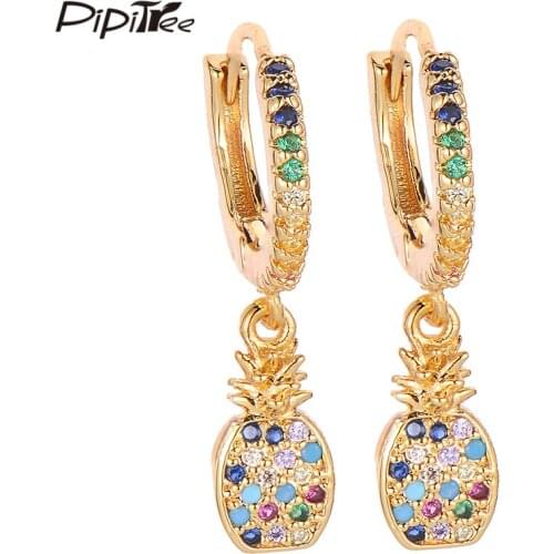 Pipitree Women's Gold Earrings