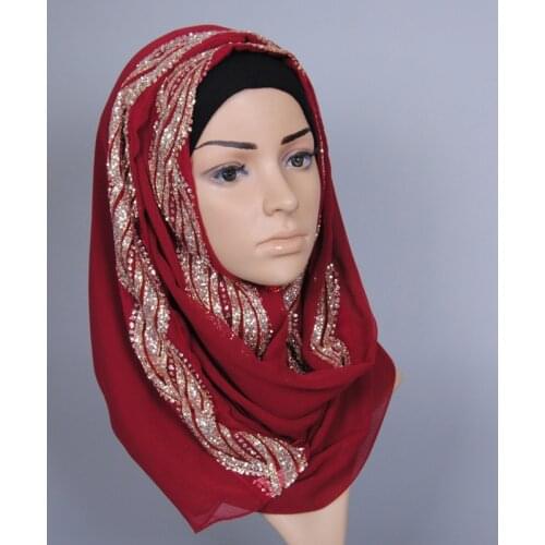 Hot selling fashion glitter scarf women silk and chiffon shawls headband beach hijab long shawls scarves/pashmina 20 pcs / lot