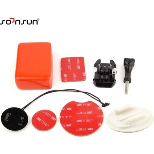 SOONSUN Surfing Safety Insurance Clasp Tethers Mount Adhesive Sticker Snowboard Wakeboard Mount for GoPro Hero 3+ 4 5 6 7 2018