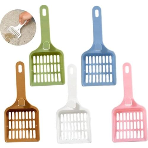 Pet Products Cat Litter Shovel Cleanning Tool Plastic Scoop Sand Cleaning Products Toilet For Dog Cat Clean Feces Cat Supplies